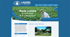 Desktop Screenshot of landisintl.com