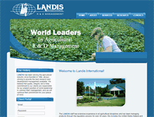 Tablet Screenshot of landisintl.com